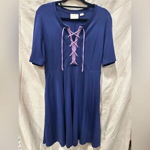 Maeve by Anthropologie Navy Dress